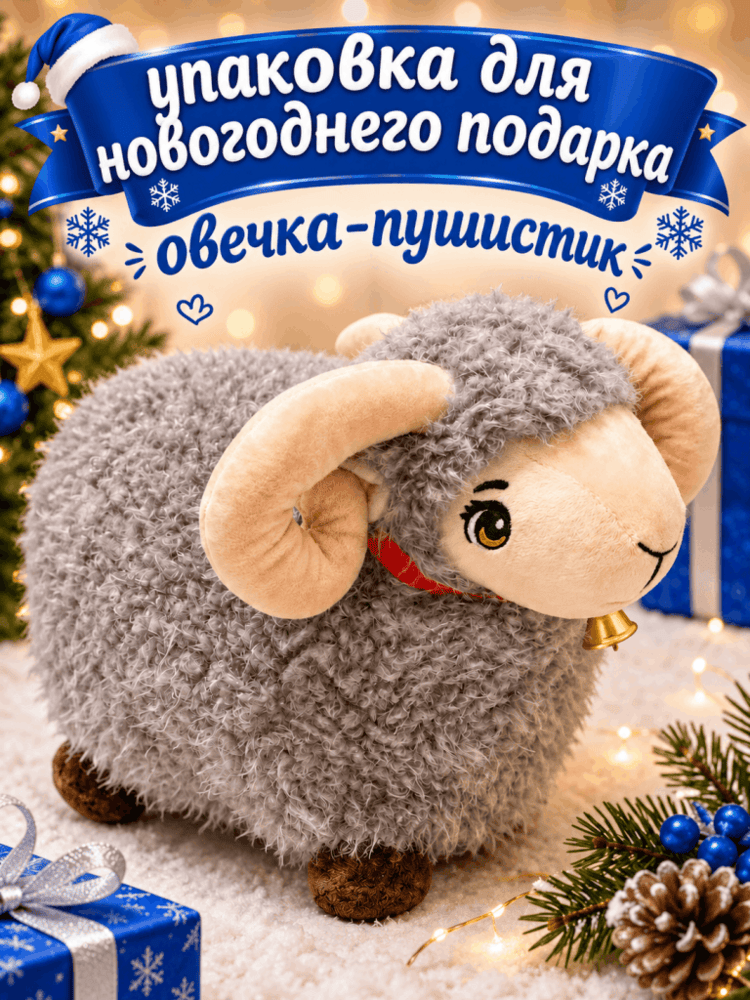 Овечка-Пушистик — купить подарок в Микстрейдер