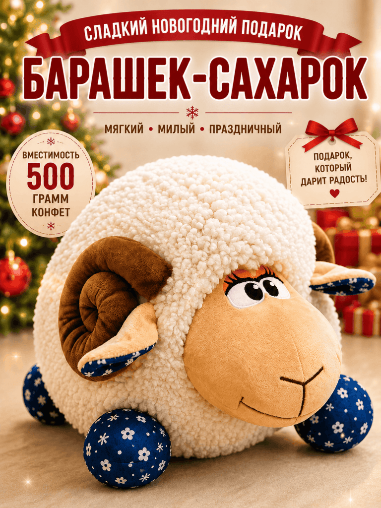 Подарок Барашек-Сахарок